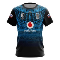 Fiji Bati Mens Pacific Test Rugby Shirt 2022