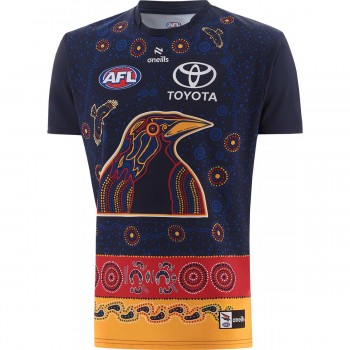 Adelaide Crows Adult First Nations Run Out Tee 2025