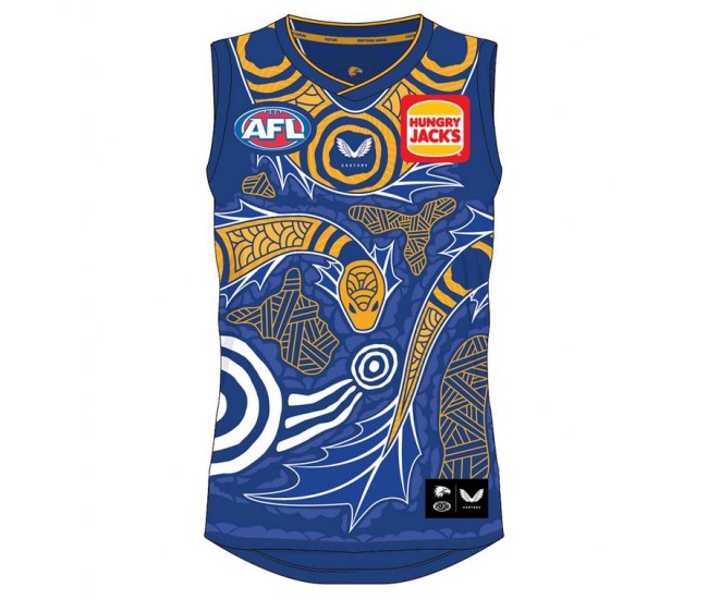 West Coast Eagles Mens Indigenous Guernsey 2021