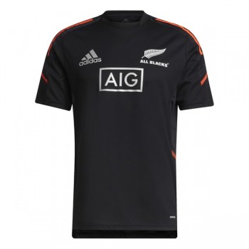 All Blacks Performance Primeblue Rugby Shirt Black 2021