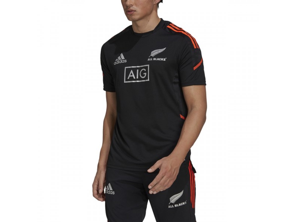 tee shirt rugby all black