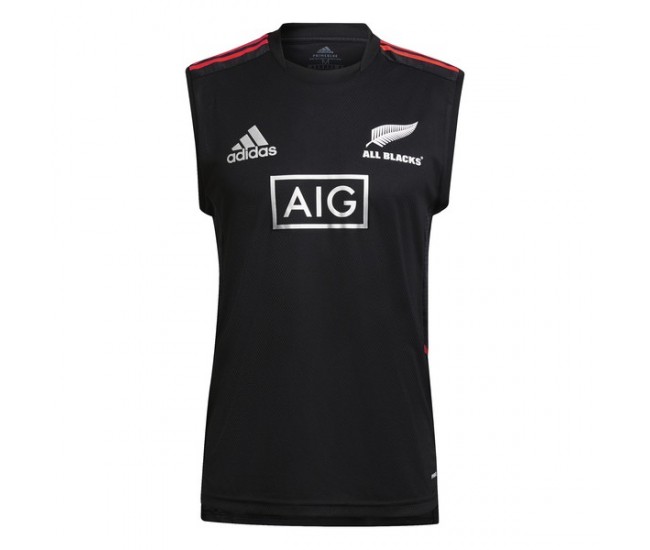 All Blacks Primeblue Performance Rugby Singlet Black 2021
