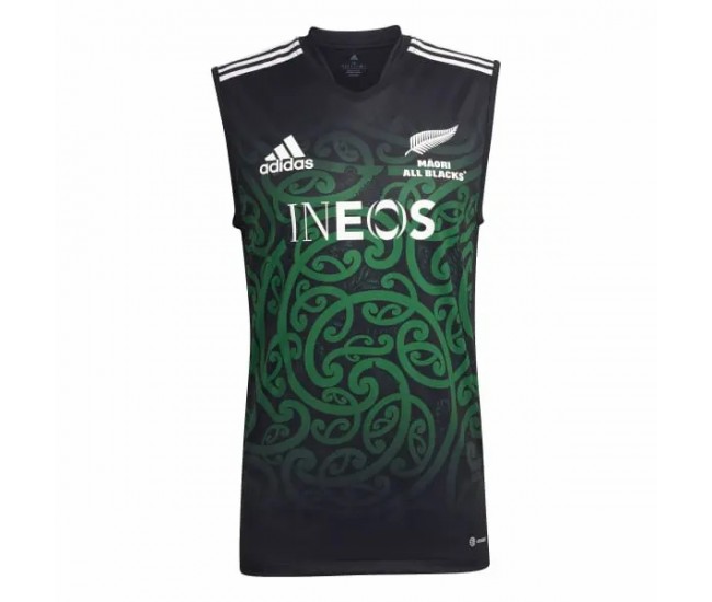 Maori All Blacks Mens Training Rugby Singlet 2022