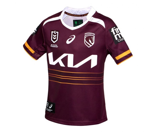 Brisbane Broncos Kids Home Rugby Shirt 2026