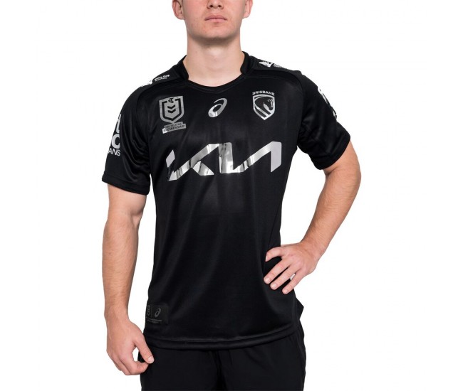 Brisbane Broncos Adult Black Rugby Jersey 2026