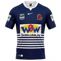 Brisbane Broncos Mens Cyril Connell Retro Rugby Shirt 2010