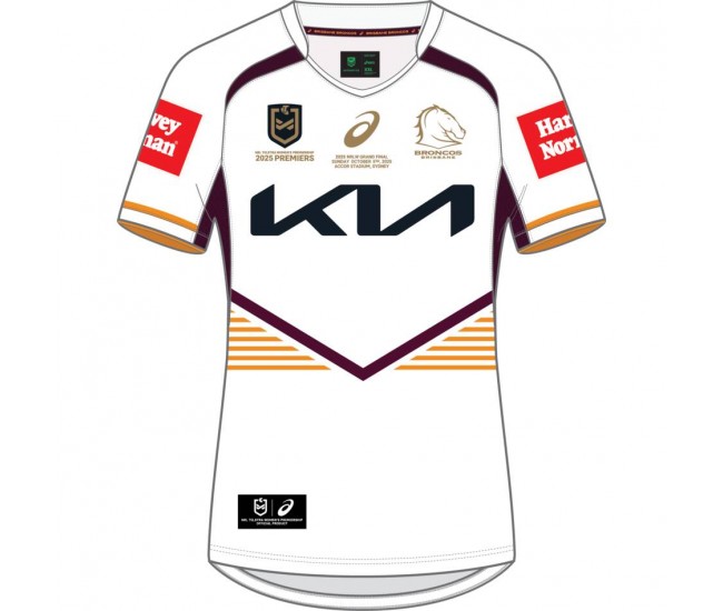 Brisbane Broncos Adult NRLW Premiers Rugby Jersey 2025