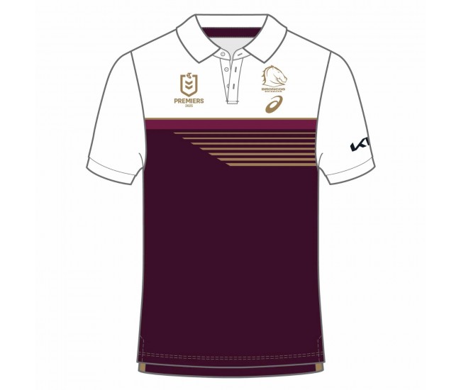 Brisbane Broncos Adult Premiers Rugby Polo 2025