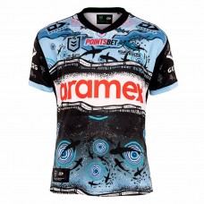 Cronulla Sharks Mens Indigenous Rugby Shirt 2022
