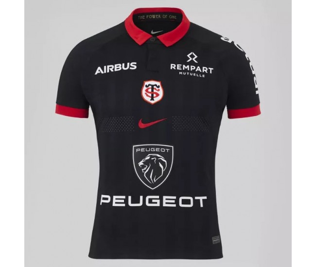 Stade Toulousain Mens Home Rugby Shirt 2023