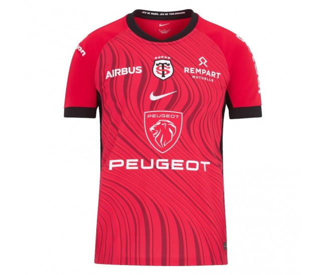 Stade Toulousain Mens Third European Cup Rugby Shirt 2023