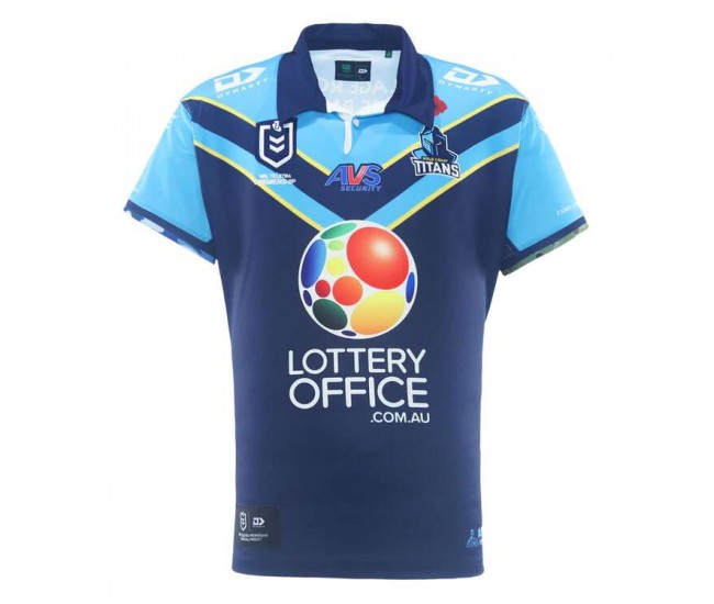 Gold Coast Titans Mens Anzac Rugby Shirt 2025