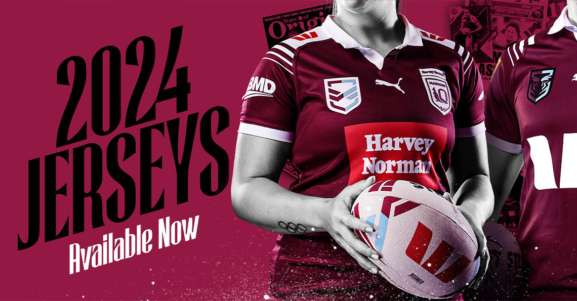 QLD Maroons Rugby Jerseys
