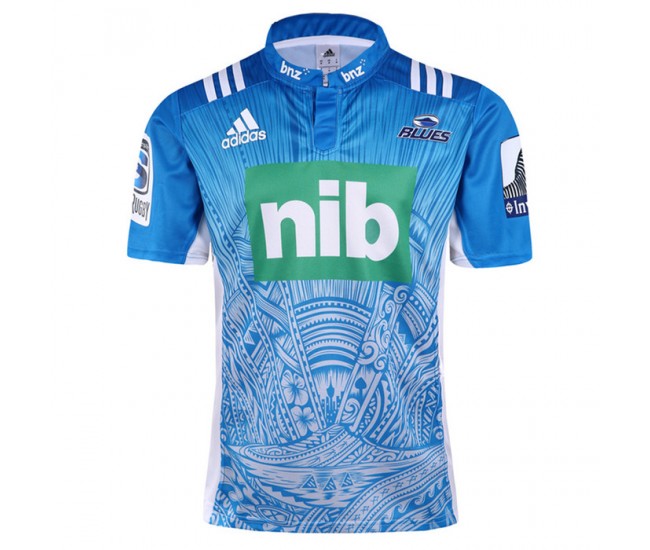 Blues 2017 Men's Rugby Shirt Away Short Sleeve