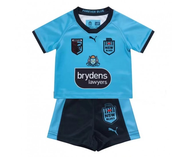 NSW Blues Kids Home Rugby Kit 2022