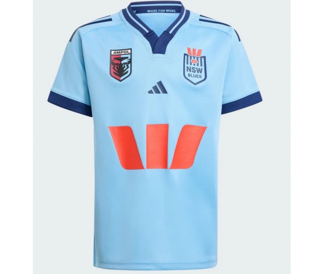 NSW Blues Kids Home Rugby Shirt 2025