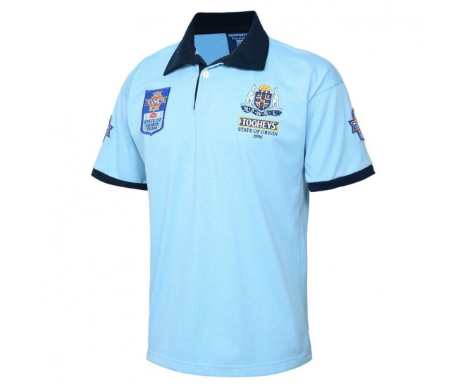 NSW Blues State of Origin Adult Retro Rugby Jersey 1996