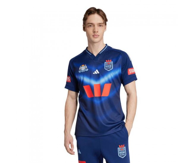 NSW Blues State of Origin Mens Captains Run Rugby Shirt 2025