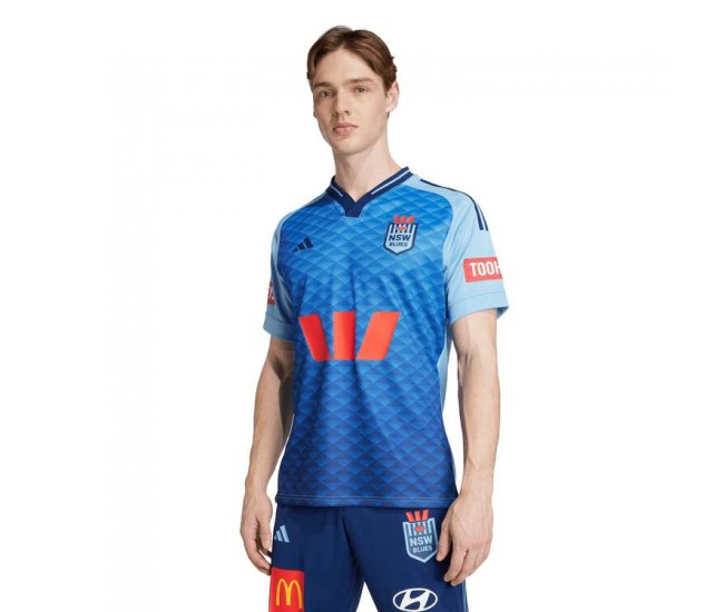 NSW Blues State of Origin Mens Training Rugby Shirt 2025