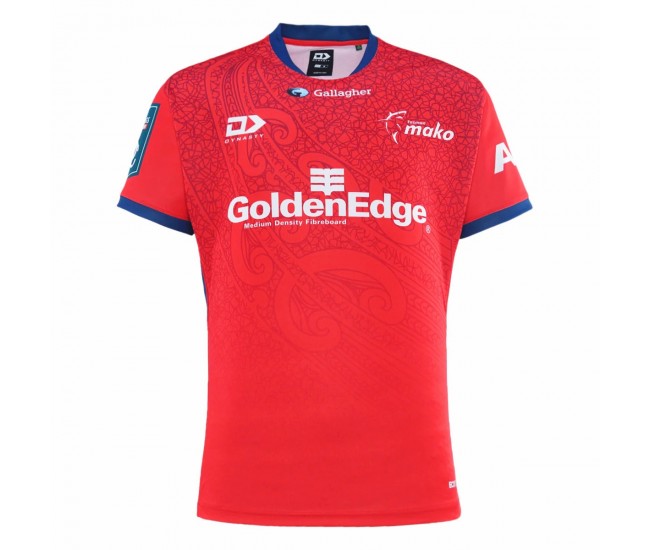 Tasman Mako Mens Home Rugby Shirt 2024