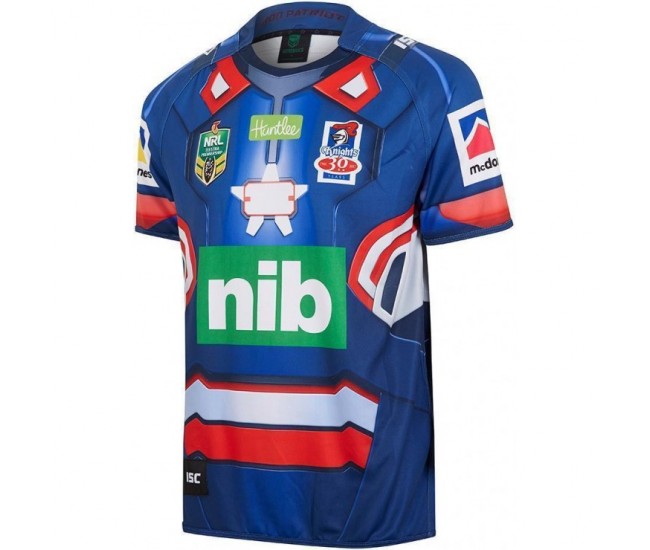 Newcastle Knights 2017 Men's Iron Patriot Marvel Shirt