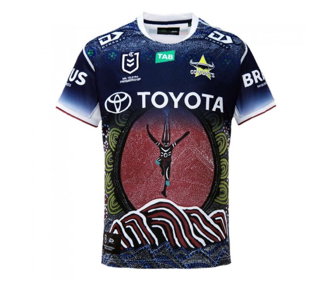 North Queensland Cowboys Mens Indigenous Rugby Shirt 2023
