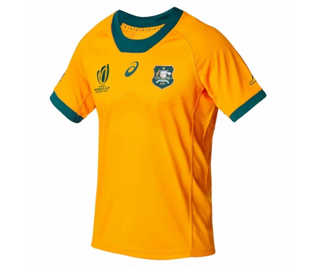 Australia Mens Home Rugby World Cup Shirt 2023