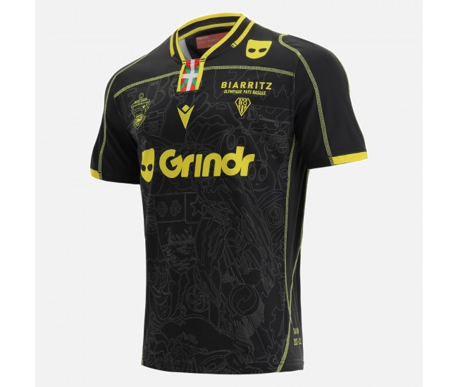 Biarritz Olympique Away Rugby Shirt 2021-22