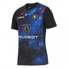 Stade Toulousain Mens Pre Match Rugby Shirt 2025