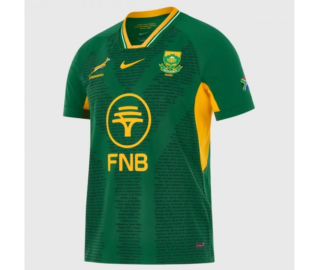 South Africa Springboks Adult Greatest Rivalry Home Rugby Jersey 2026