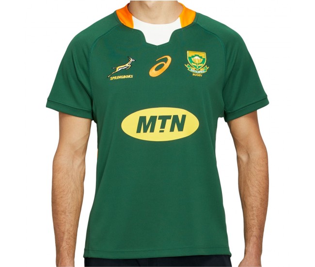 South Africa Springboks  Mens Home Rugby Shirt 2022