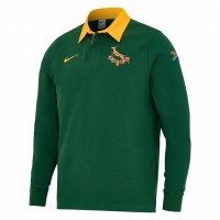 South Africa Springboks Adult Pique Long Sleeve Rugby Polo Shirt 2025