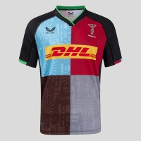 Harlequins Mens Home Rugby Shirt 2024