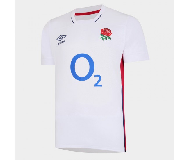Umbro England Mens 2021-22 Home Rugby Shirt