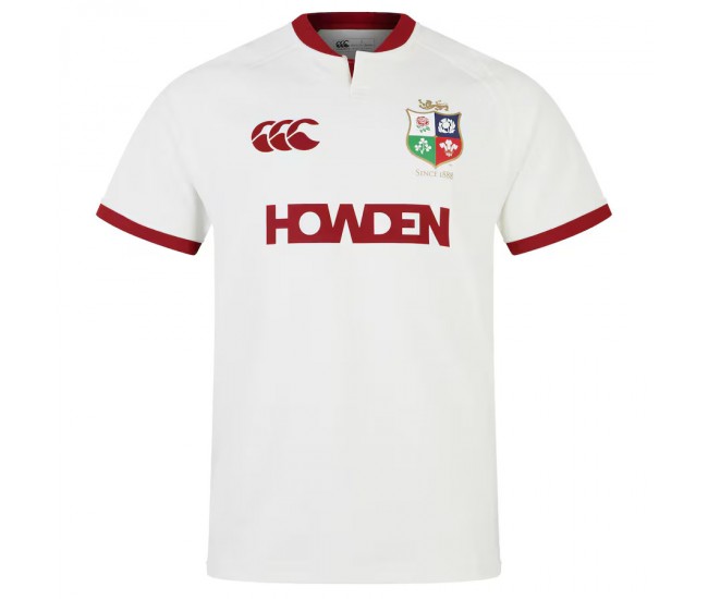 British And Irish Lions White Training Rugby Shirt 2025