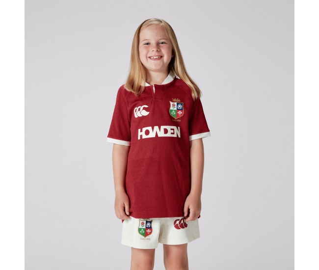 Junior British And Irish Lions Red Rugby Shirt 2025