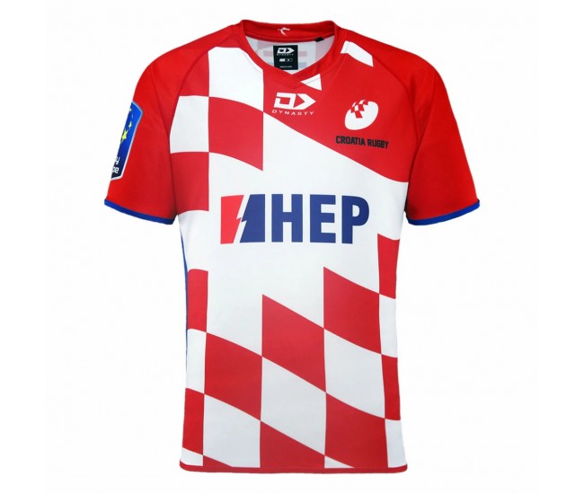 Croatia Mens Home Rugby Shirt 2024