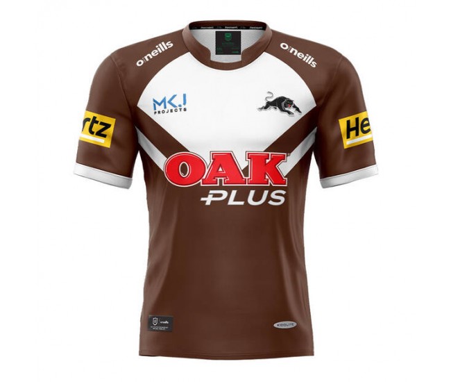 Penrith Panthers Mens Warm Up Rugby Shirt 2023