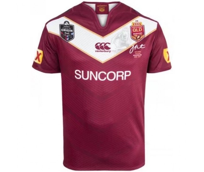 QLD Maroons Men's Johnathan Thurston Farewell Shirt