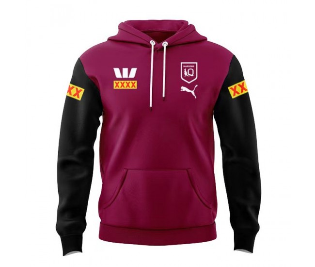 QLD Maroons Men Team Rugby Hoodie 2024