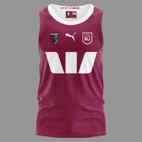 QLD Maroons Adult Training Rugby Singlet 2024