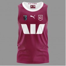 QLD Maroons Adult Training Rugby Singlet 2024