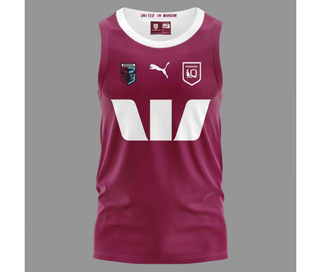 QLD Maroons Adult Training Rugby Singlet 2024