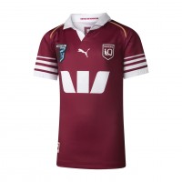 Harvey Norman QLD Maroons Kids Home Rugby Jersey 2026