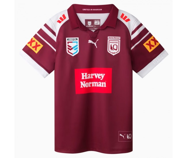 Harvey Norman QLD Maroons Mens Rugby Shirt 2025