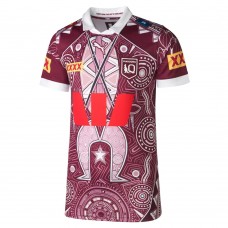 QLD Maroons Adult Indigenous Rugby Jersey 2026 QLD Maroons Adult Indigenous Rugby Jersey 2026