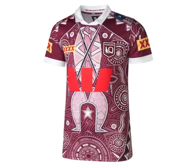 QLD Maroons Adult Indigenous Rugby Jersey 2026