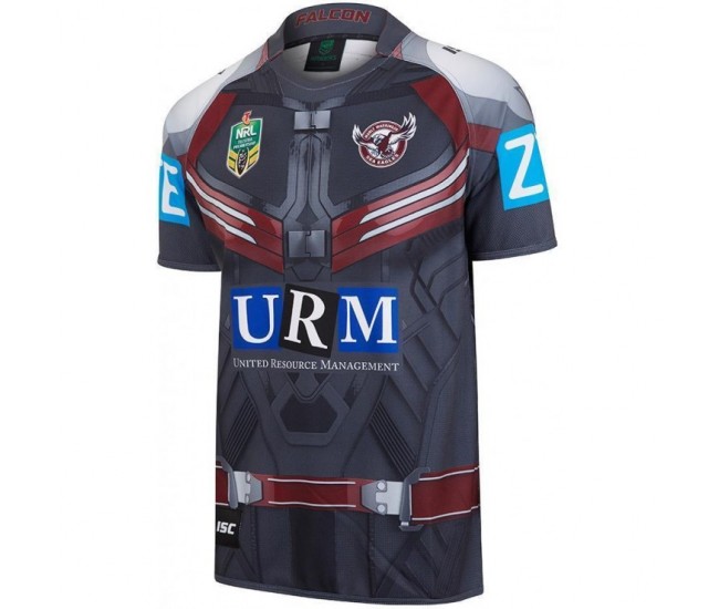 Manly Warringah Sea Eagles 2017 Men's Falcon Marvel Shirt