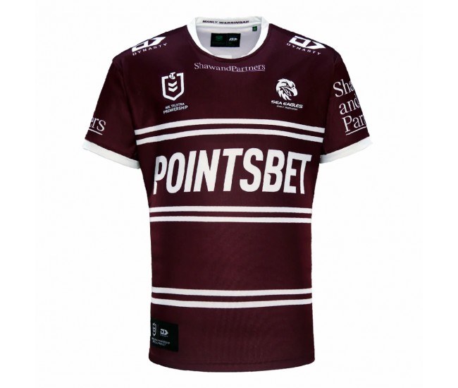 Manly Warringah Sea Eagles Mens Home Rugby Shirt 2024