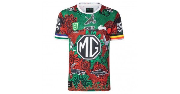 Raging Rabbitohs South Sydney Rabbitohs Mens Indigenous Rugby Jersey 2025 For Sale ...